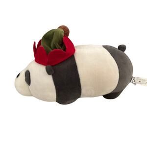 NWT MINISO We Bare Bears Panda Christmas Elf Hat Plush Toy Xmas 11” Cartoon